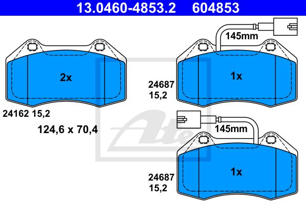 BALATAS DELANTERAS 9012 D1379