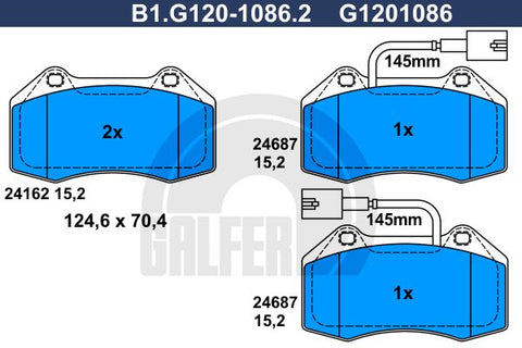 BALATAS DELANTERAS 9012 D1379